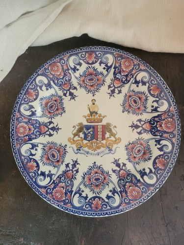 Assiette faience gien decor - assiette,