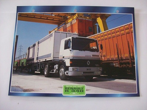 Carte fiche camion - camion, tracteur