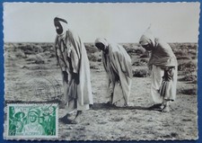 Algérie, carte avec cachet
