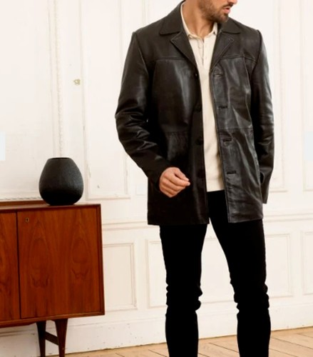 Trench coat homme noir fait - trench-coat,