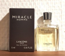 Eau de Toilette Miracle Homme de Lancôme 5 ml. Boite. Plein. Parfait état 
