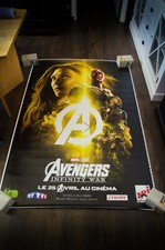 AVENGERS INFINITY WAR E French Bus Shelter Rolled DS Vintage Movie Poster