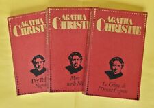 Lot de 3 romans policiers d'Agatha Christie - prix bas