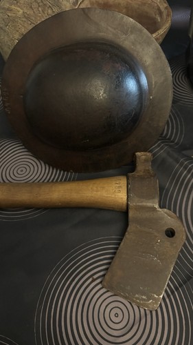 Ancien casque mineur de - ancien,