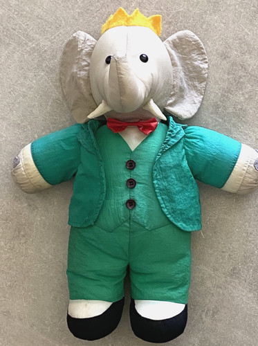 Babar peluche toile parachute - toile,