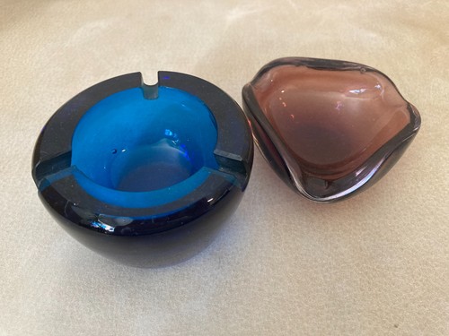 2pcs cendrier verre - cendrier,
