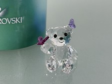Figurine Swarovski 1143450 Kris ours papillons ludiques 5,1 cm certificat d'o...