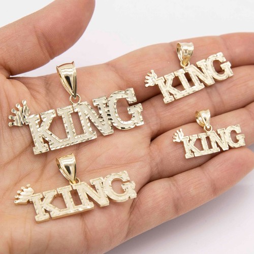 Pendentif couronne jaune - en, or