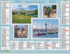 Calendrier Oller 2017 - Almanach du Facteur - Pyrénées-Orientales 66