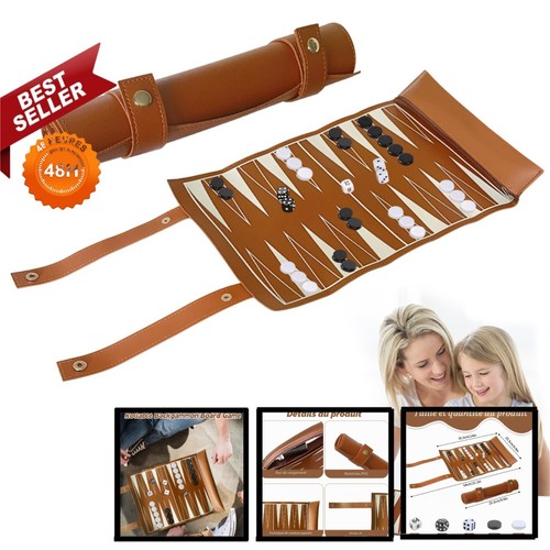 Backgammon voyage luxe pliable - backgammon,