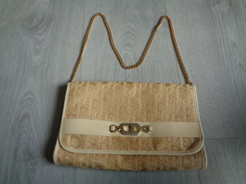 Sac main pochette toile - sac, en
