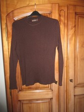 PULL HOMME "ZARA" - MARRON - TAILLE XL -