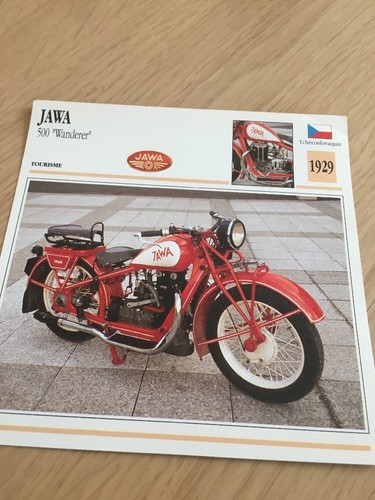 Jawa 500 wanderer 1929 - 1929, carte