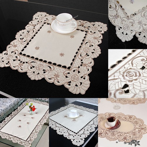 Pièces blanc ovale - pièces, dentelle