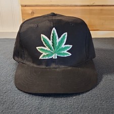 Black Adjustable Snapback Cap