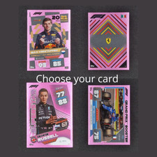 2022 Topps Turbo Attax F1 Formula 1 Pink Parallèle Pick your card !