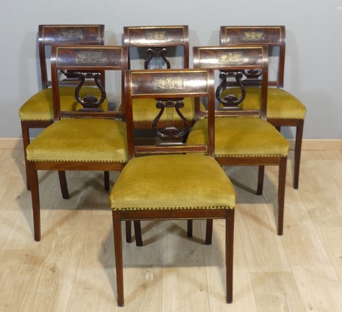 Chaises lyre de - 6, style