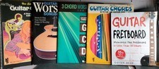 Lot 5 Guitar Instruction Books