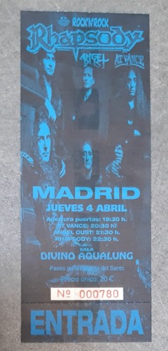 Ticket billet used stub - used,