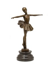 Statuette en bronze après