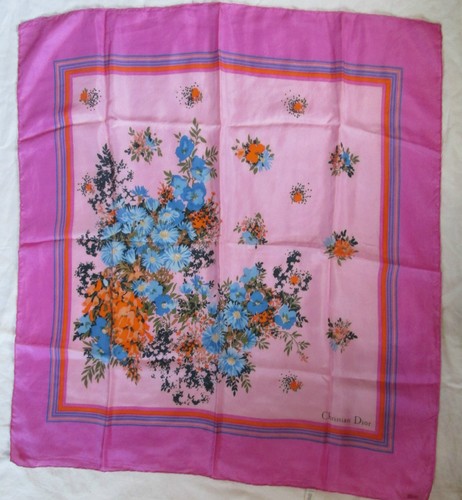 Foulard christian dior soie - foulard,