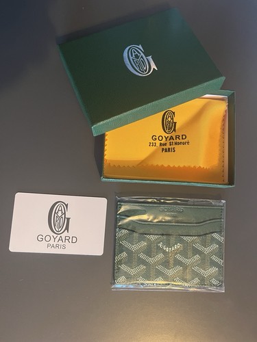 Porte carte goyard vert - porte-carte,