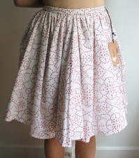 Alaïa jupe évasée en coton brodé taille 38 IT (34 FR) avec étiquette