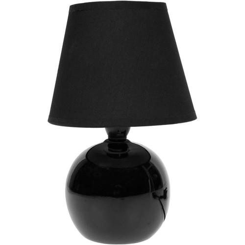 Lampe chevet ronde noir - lampe, de