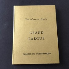 Livre Miniature Collège Pataphysique GRAND LARGUE Alfred Jarry Boris Vian