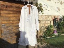 Chemise ancienne en coton de grand père ou grand-mère costume d’époque taille 40