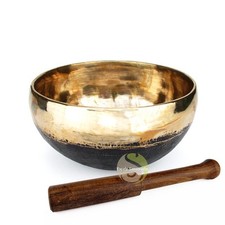 Bol tibétain chantant noir et