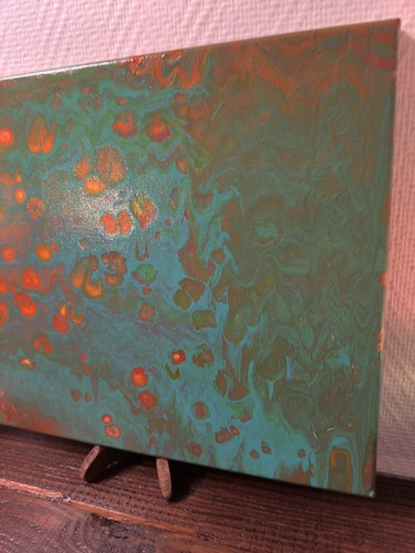 Peinture pouring sur - peinture,