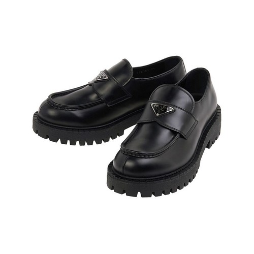 Prada mocassins cuir avec - mocassins, en