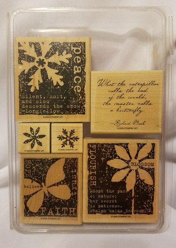 Stampin nature secret 6pc - stampin, nature's
