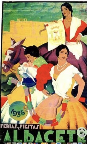 Affiche poster albacete 1936 - affiche,