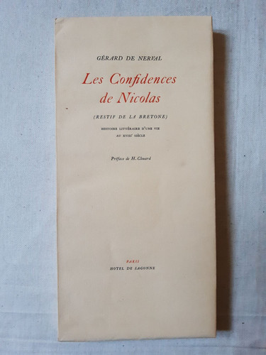 Les confidences nicolas - les,