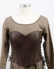 Armure en cuir larp pour femme