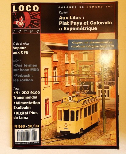 Loco revue 563 1993 - loco, n°563