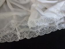 joli jupon vintage  jolie dentelle  T 58/60/62  taille élastique  ref 06RR