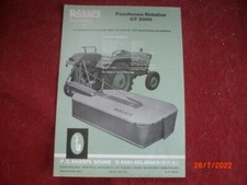PROSPECTUS    PUBLICITAIRE  FAUCHEUSE   ROTATIVE    RASSPE   GT 3000