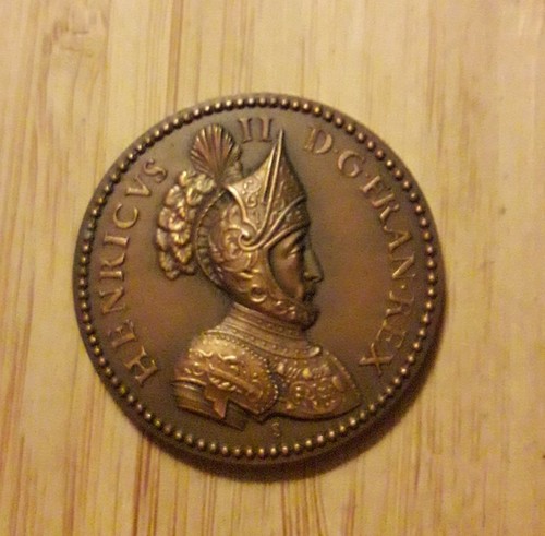 Médaille henri renommée - henri, ii