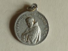 MEDAILLE RELIGIEUSE biface SAINT FRANCOIS D'ASSISE et ST ANTOINE DE PADOUE