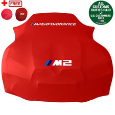 Housse de voiture rouge pour voiture peigne coupe-vent anti-poussière Bmw M2 ...