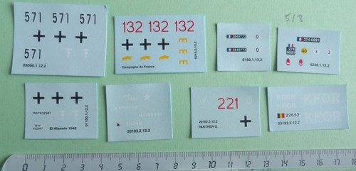 Lot planches - de,