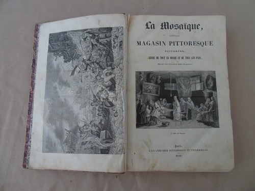 Livre ancien mosaïque - ancien,
