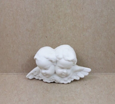 Anges Chérubins Raffaello Porcelaine Biscuit Murale 7 X 4 Cm