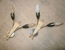 Paire appliques Lunel ? Arlus ? lampe luminaire déco Apply lamp laurence & kobis