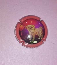 CHARLES DUGNE "Horoscope Chinois Chien _ contour rouge"  1 Capsule de champagne