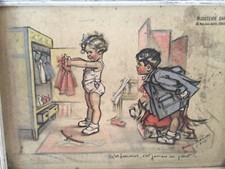 Germaine BOURET 1935 Dessin