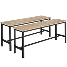 Lot de 2 bancs industriels -